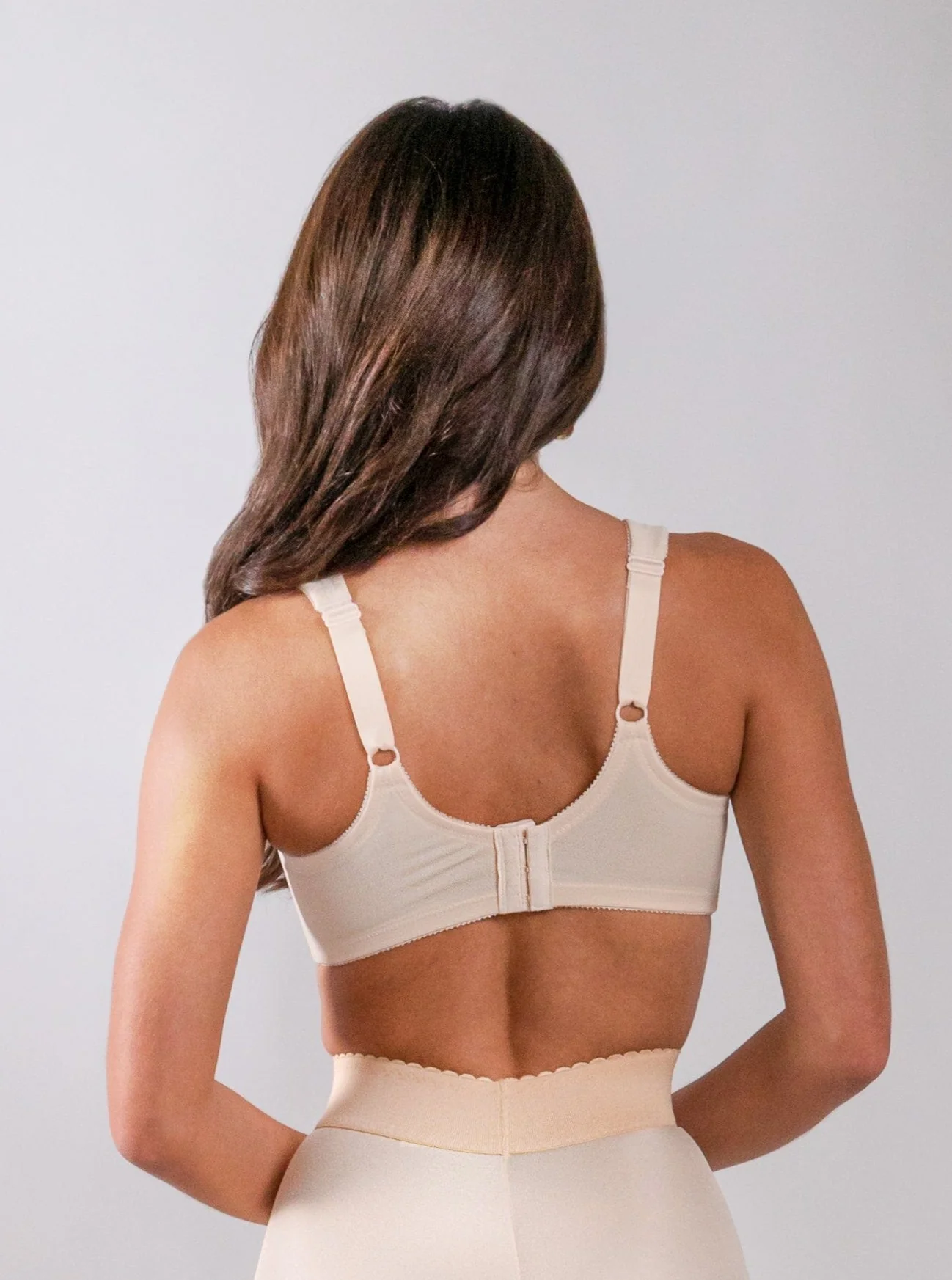 Style 7102 | Full Figure Super Support Soft Cup Bra - Fawn - Image 2