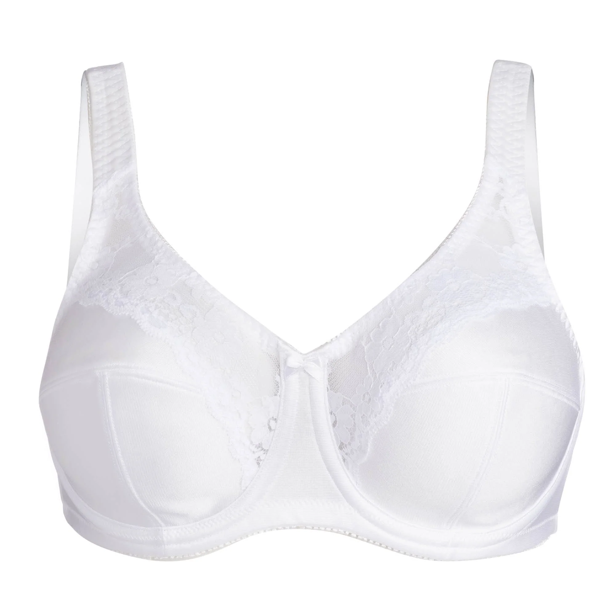 Style 7104 | Brand Full Figure Underwire Bra  - White - Image 2
