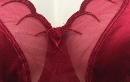 Style 7188 | Wire Satin Sheer Bra - Image 4
