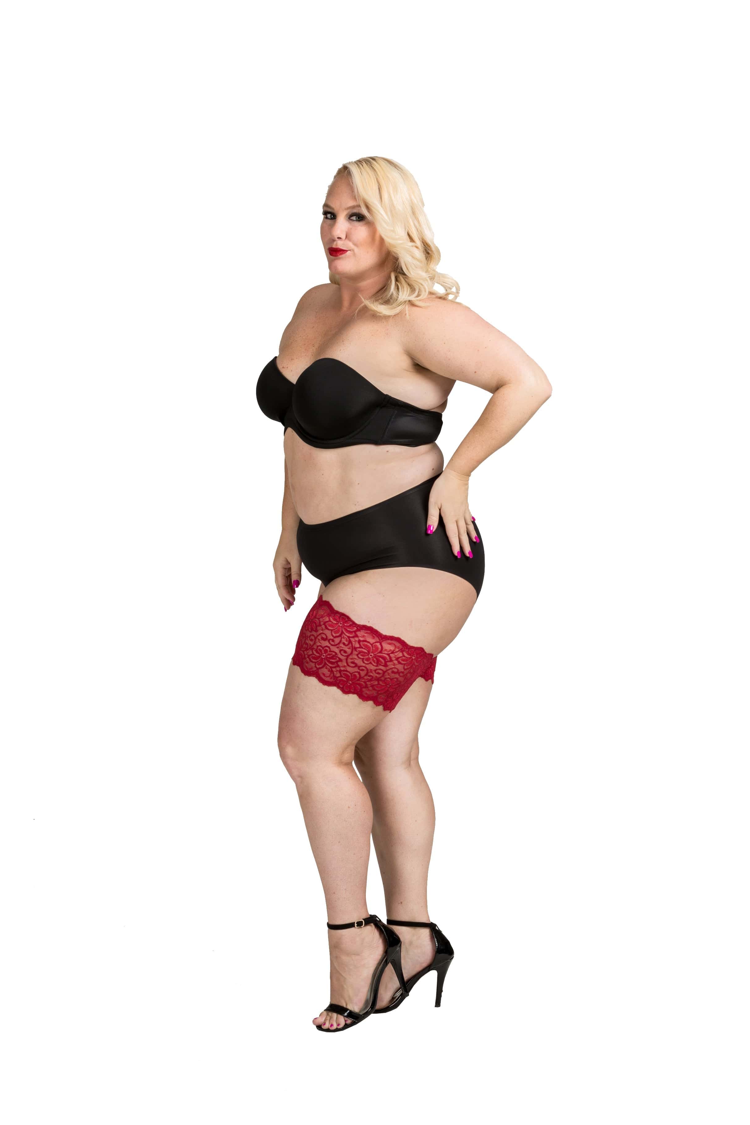 Dolce Thigh Bands by Bandelettes® | Red - Image 3