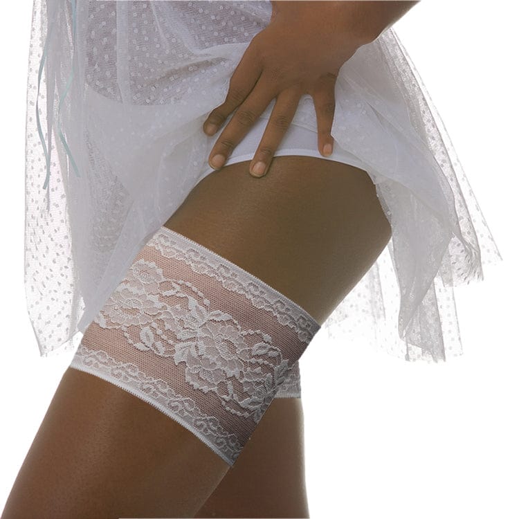 Peony Thigh Bands by Bandelettes® | White - Image 4