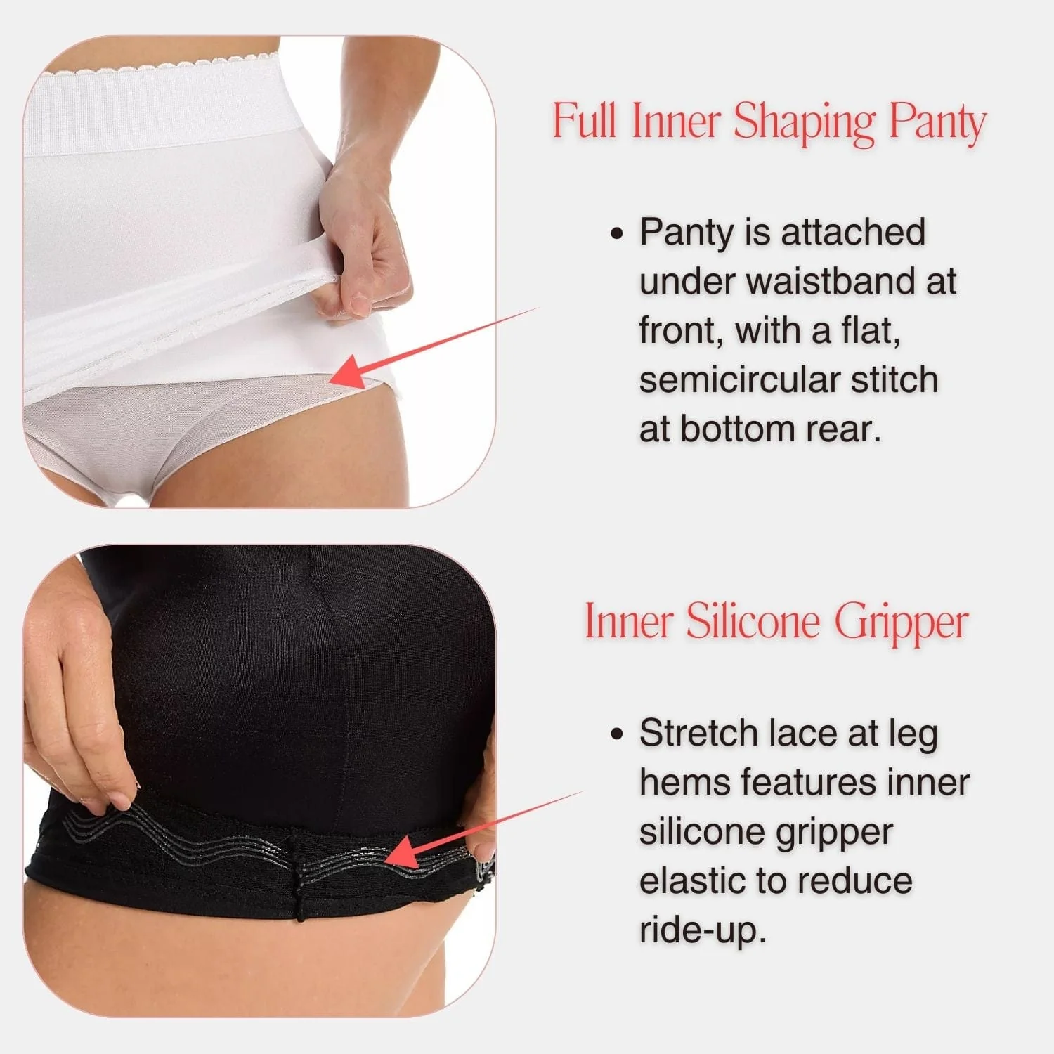 Style 107 | Half Slip Light Shaping | Full Inner Shaping Panty - Image 10