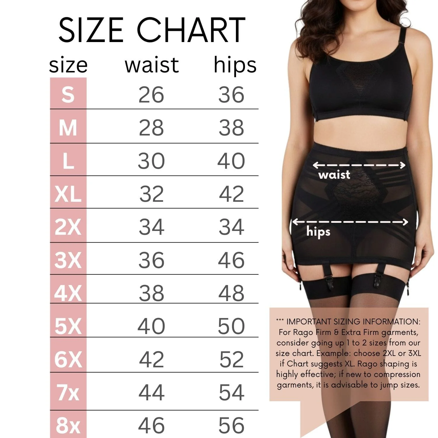 Style 1361 | Waistline Open Bottom Breathable Power Mesh Fabric | With Side Zipper | Firm to Extra Firm Support - Image 7