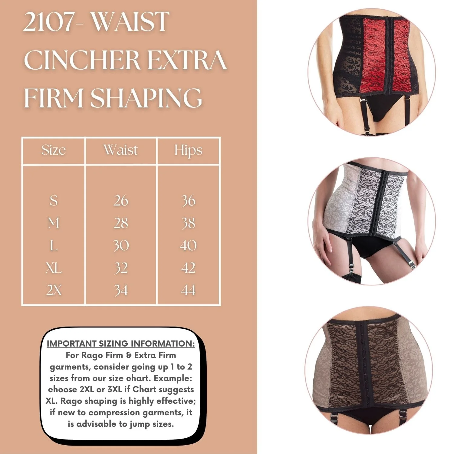 Style 2107 | Waist Trainer / Cincher Extra Firm Shaping - Image 20