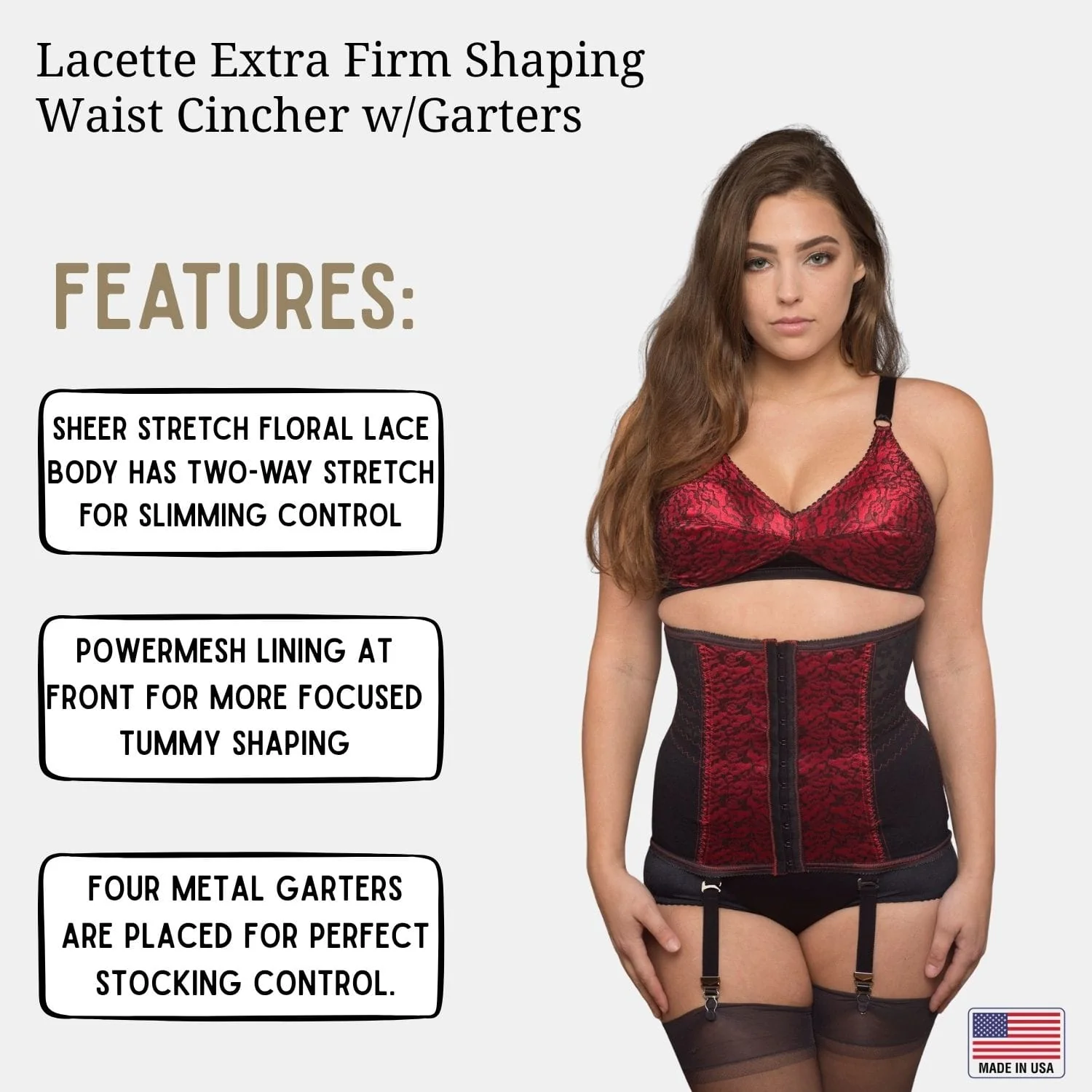 Style 2107 | Waist Trainer / Cincher Extra Firm Shaping - Image 6