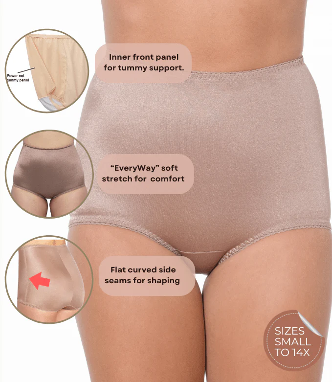 Light Shaping Tummy Control Panty with Inner lining | Style 511 - Image 17