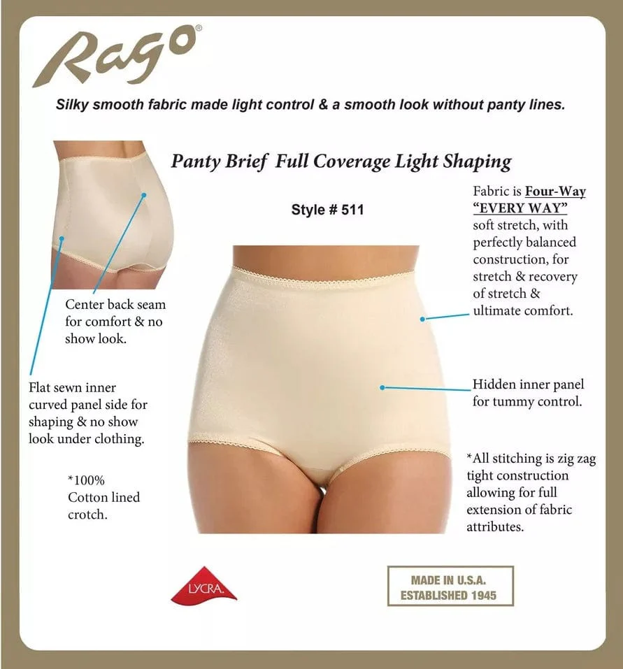 Light Shaping Tummy Control Panty with Inner lining | Style 511 - Image 9