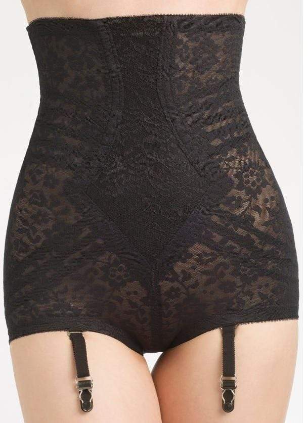 High Waist Extra Firm "No Roll" Panty Girdle with Detachable Garters | Style 6107 - Image 8