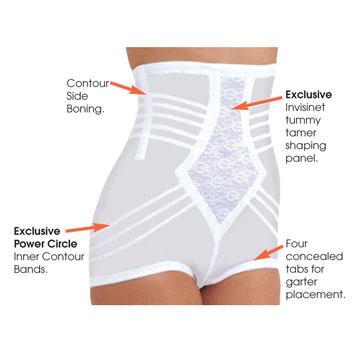 High Waist Panty Girdle with Detachable Garters, Firm Shaping | Style 6109 - Image 8