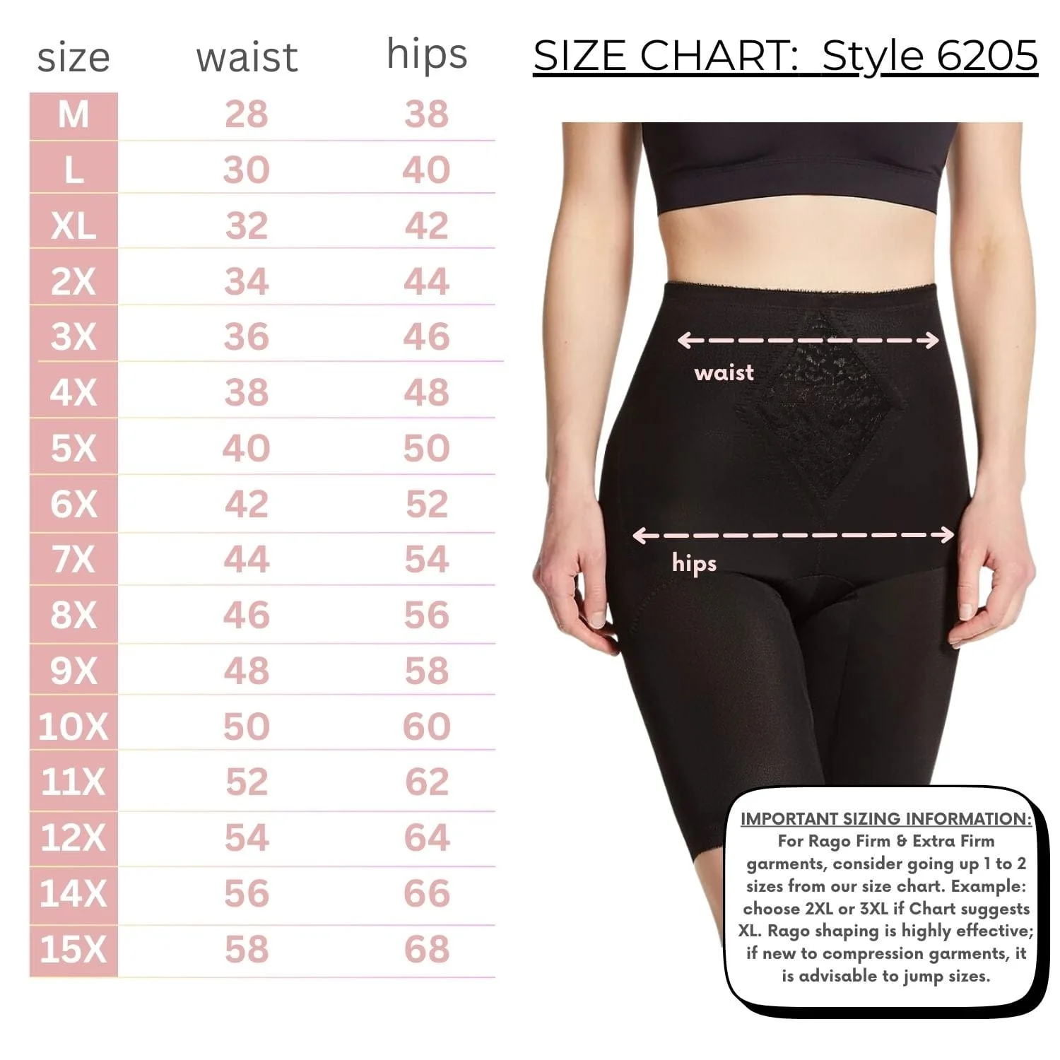 Style 6205 | Waistline Thigh Slimmer | Medium Support | Tummy Control - Image 14
