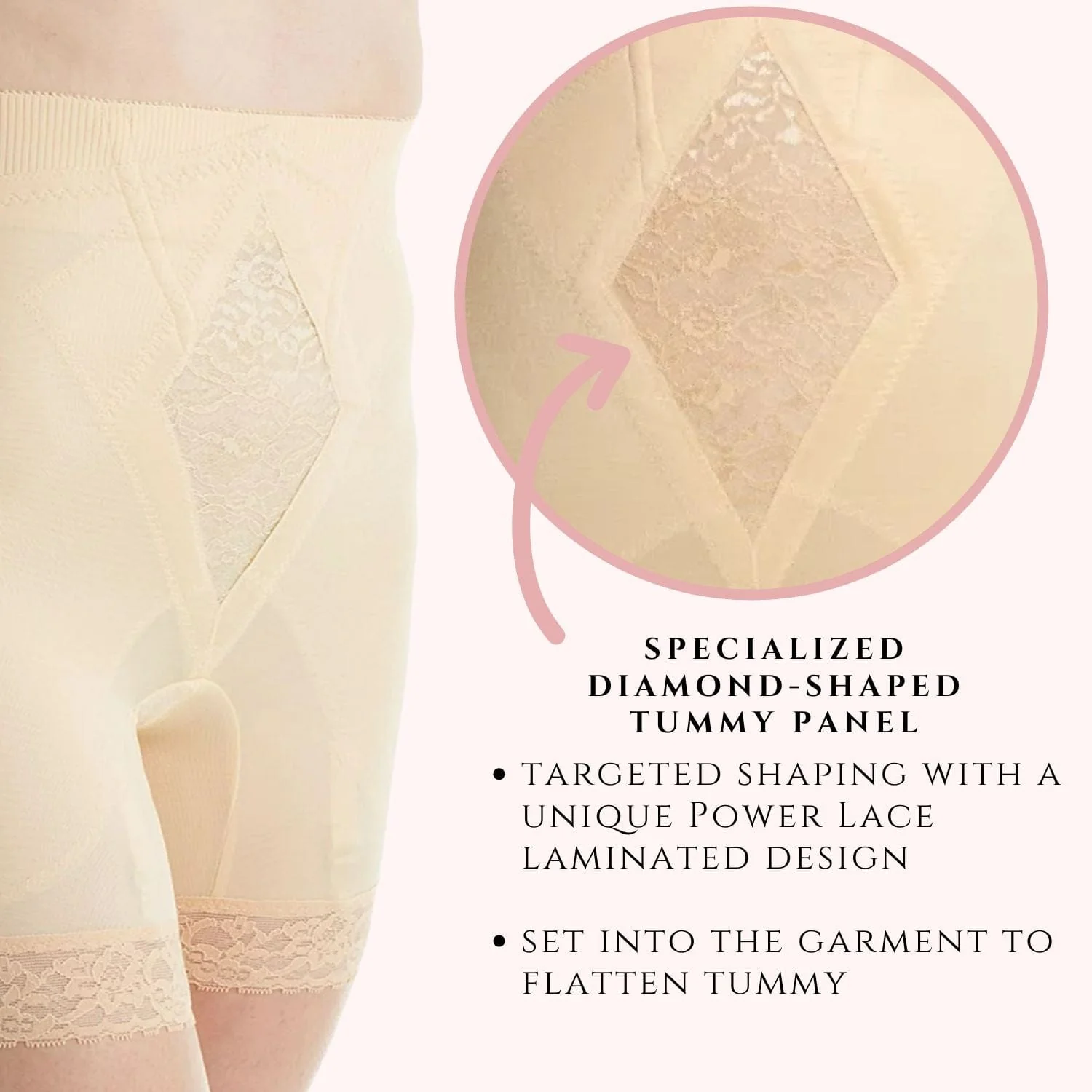 Style 6206 | High Waist Medium Control Thigh Slimmer | No Top Roll - Image 14