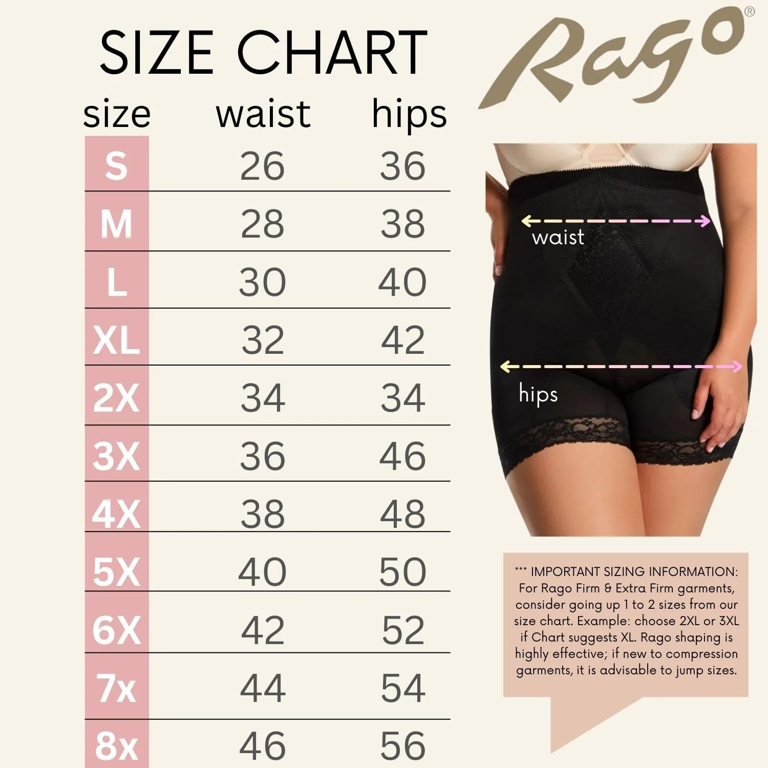Style 6206 | High Waist Medium Control Thigh Slimmer | No Top Roll - Image 23