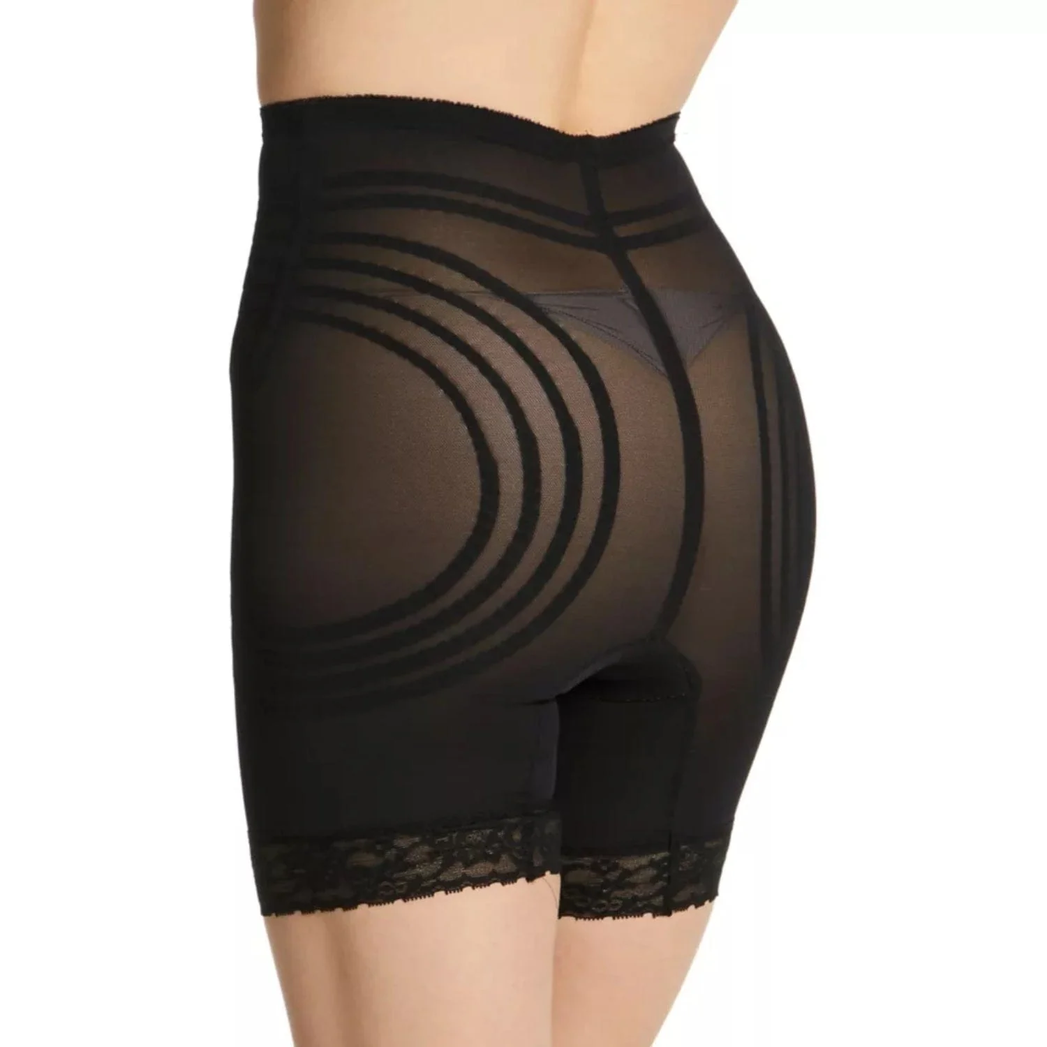 Style 6209 | Breathable High Waist Thigh Slimmer | No Roll Power Mesh Hourglass Shaper |  Firm to Extra Firm Support - Image 11