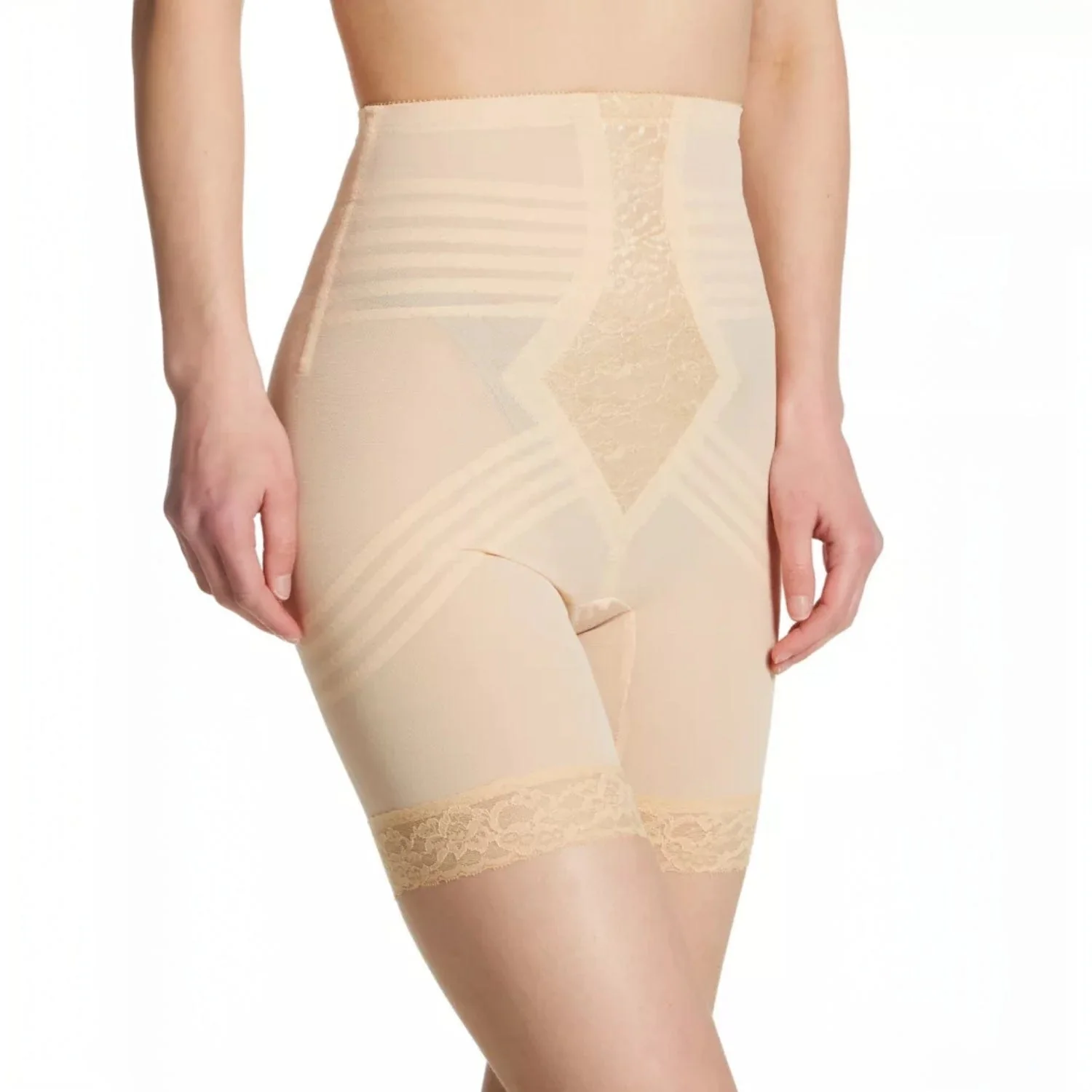 Style 6209 | Breathable High Waist Thigh Slimmer | No Roll Power Mesh Hourglass Shaper |  Firm to Extra Firm Support - Image 18