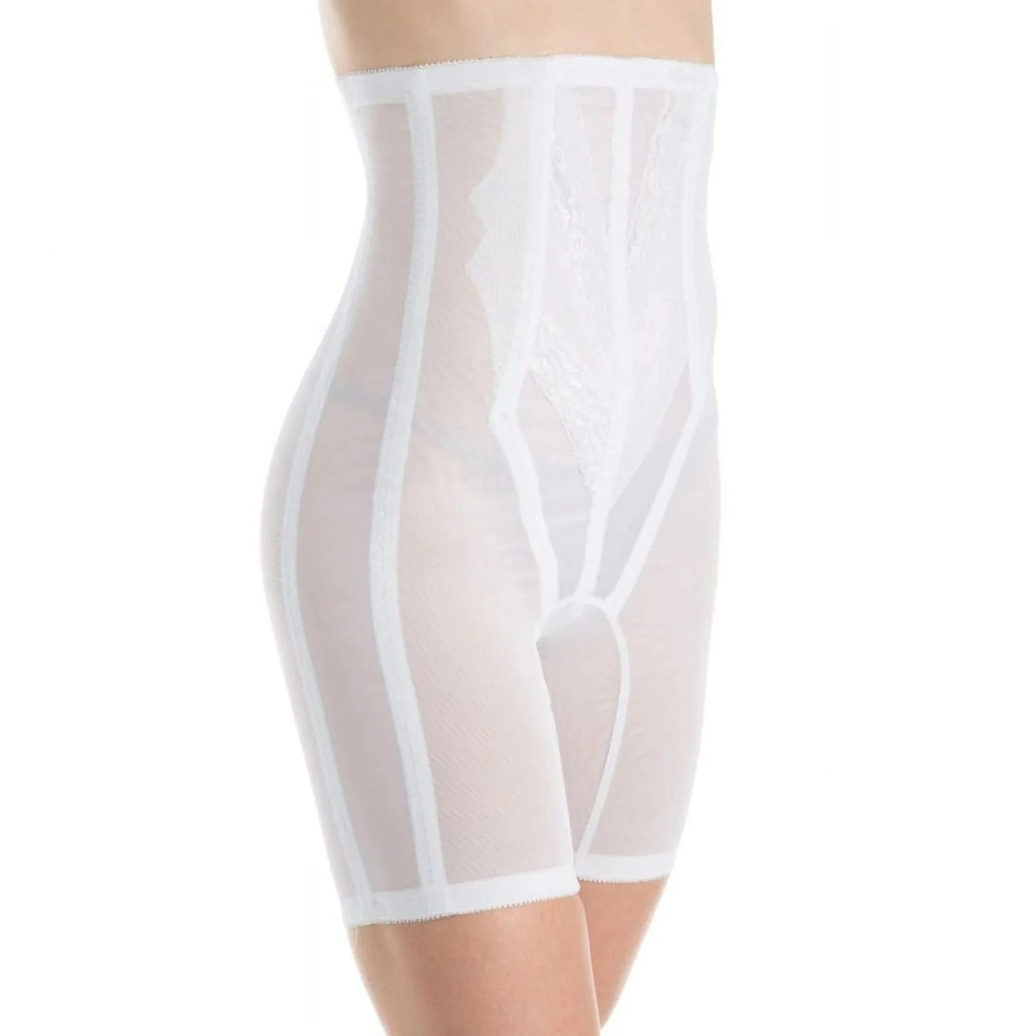 Style 6210 | High Waist Long Leg Shaper with Side Zipper |  Extra Firm Control - Image 6