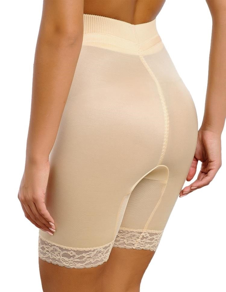 Style 6226 | High Waist Thigh Slimmer with Tulip Front Panel | Memory Compression Fabric | Medium Support - Image 8