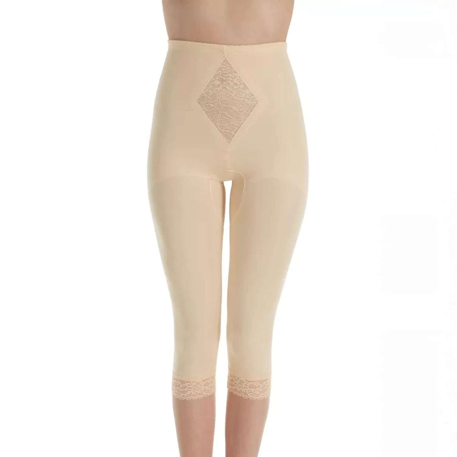 Style 6265 | Waistline Capri Pant Liner with Tummy Control Panel| Memory Compression Fabric | Medium Support - Image 16