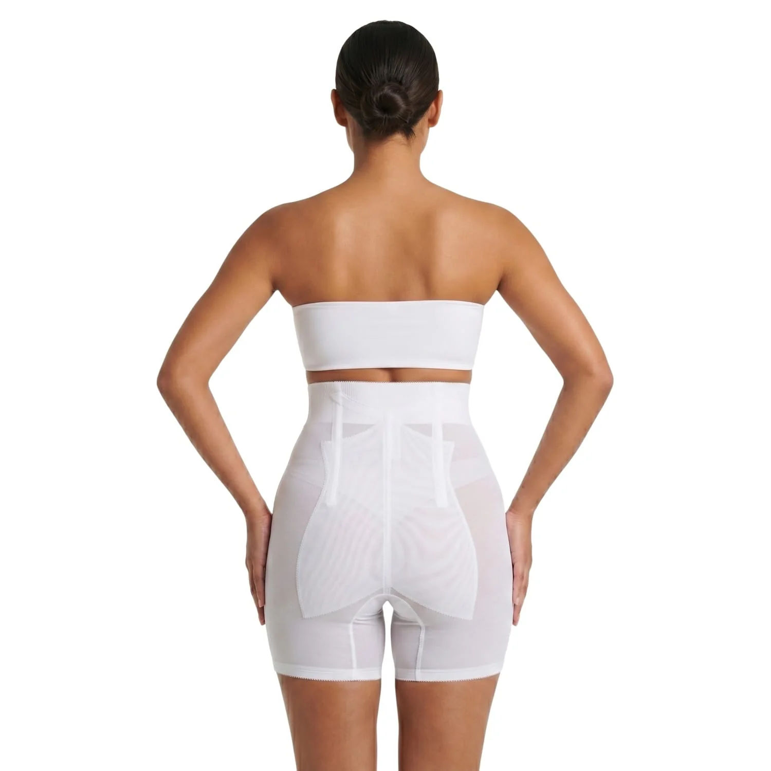 Style 696 | High Waist "No Top Roll" | Firm Control Girdle - Image 3