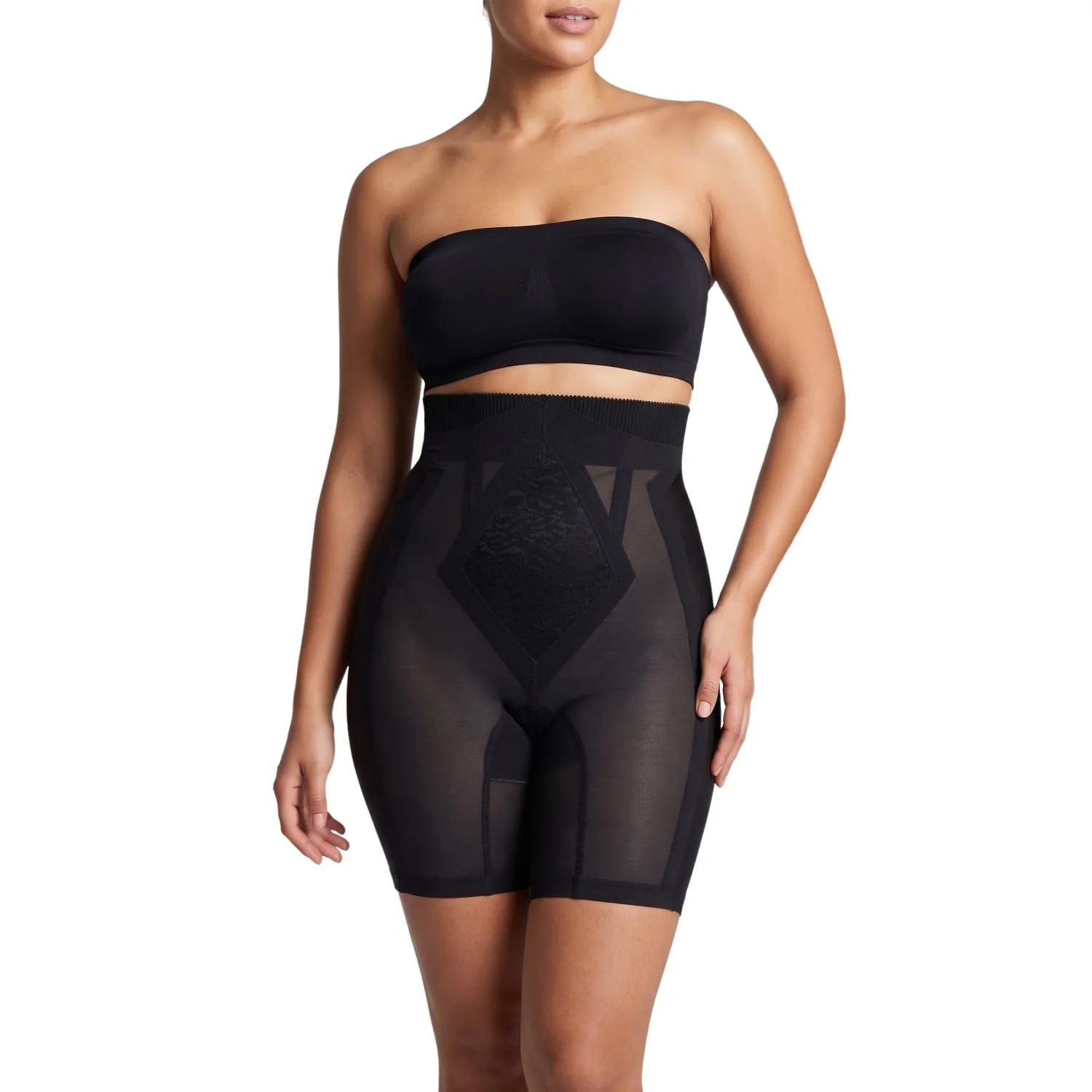 Style 696 | High Waist "No Top Roll" | Firm Control Girdle - Image 7