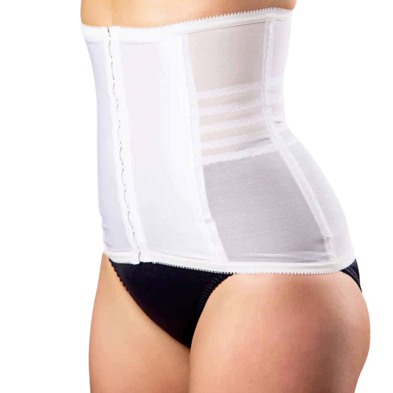 Style 821 | Shapette Powermesh Satin Panel Waist Cincher - Image 10