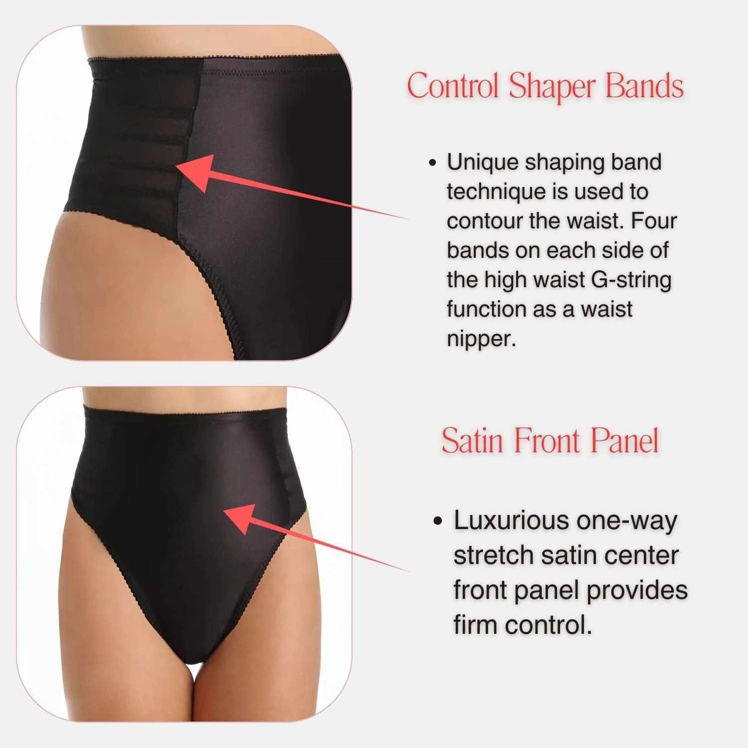 High Waist Firm Shaping Thong | Style 900 - Image 12