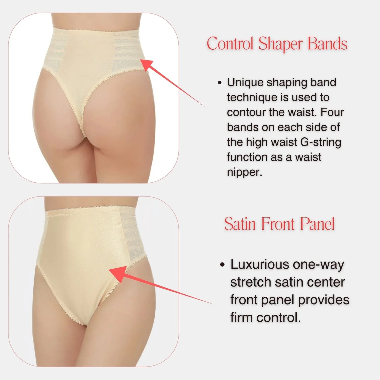 High Waist Firm Shaping Thong | Style 900 - Image 15