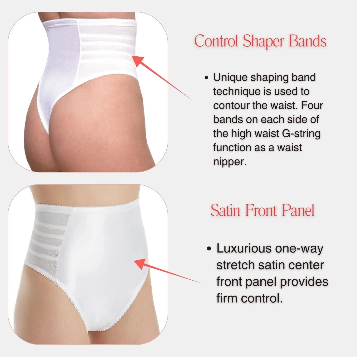 High Waist Firm Shaping Thong | Style 900 - Image 5