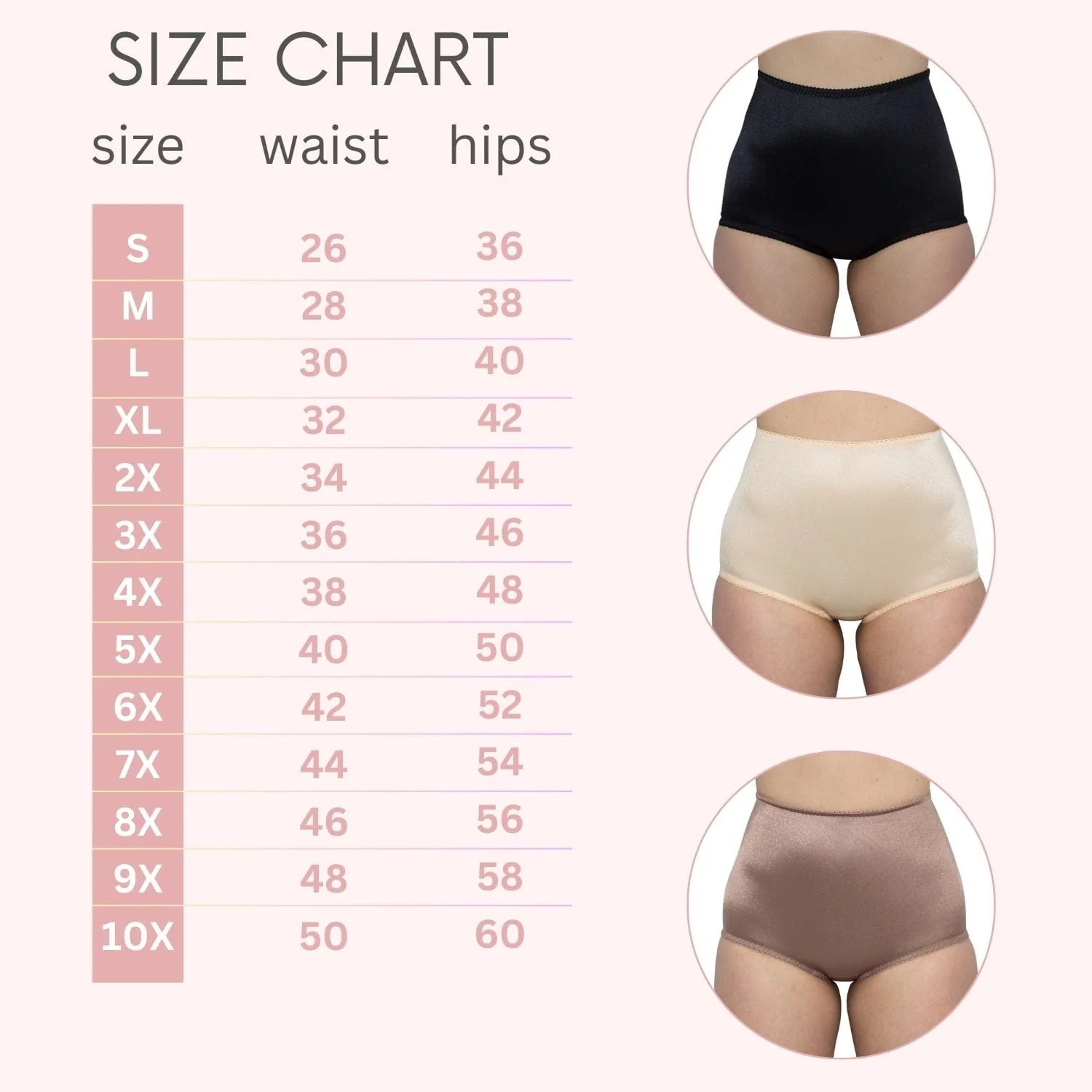 Style 910 | 4way Stretch Full Coverage Panty, Light Shaping - Image 9