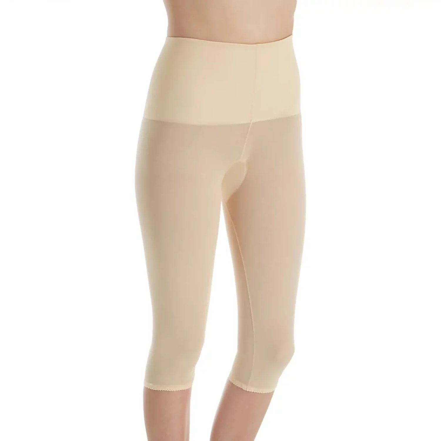 Style 9240 | Shaping Wide Band Capri Pant Liner | Light to Moderate Shaping - Image 4