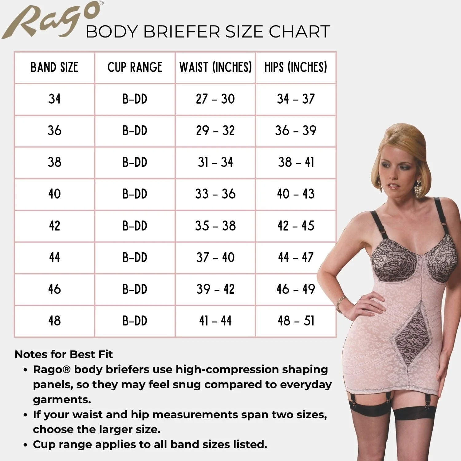 Style 9357 | Body Briefer Extra Firm Shaping  - Pink/Black - Image 6